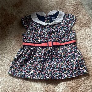 Janie and Jack Floral Peplum Top.